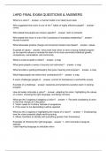 LHRD FINAL EXAM QUESTIONS & ANSWERS