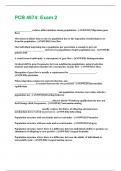 PCB 4674&colon; Exam 2 Questions & Answers Already Graded A&plus;