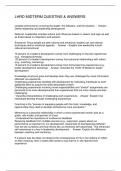 LHRD MIDTERM QUESTINS & ANSWERS