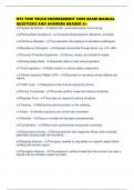 NYS TOW TRUCK ENDORSEMENT CORE EXAM MANUAL QUESTIONS AND ANSWERS GRADED A&plus;
