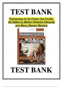 Pharmacology for the Primary Care Provider &lpar;4th Edition&comma; Edmunds & Mayhew&rpar; &ndash; Complete Test Bank with Answers