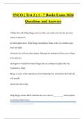 SNCO &lpar; Test 2 &rpar; 1 - 7 Books Exam 2026 Questions and Answers