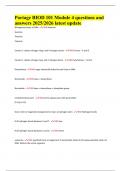 Portage BIOD 101 Module 4 questions and answers 2025&sol;2026 latest update