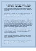 2025 ETA CPP TEST WITH 65 REAL EXAM QUESTIONS AND CORRECT ANSWERS
