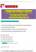 New York Notary Practice Test &num;4 &vert; NY Notary Public Exam Questions & Legal Review