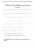 CMN 548 MODULE 3 Questions with Correct  Answers 