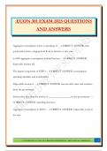 ECON 301 EXAM 2025 QUESTIONS AND ANSWERS