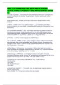 WGU C702 FORENSICS AND NETWORK INTRUSION ACTUAL FINAL PAPER QUESTIONS AND ANSWERS RATED A&plus;
