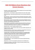 ECN 104 Midterm Exam Questions And Correct Answers 