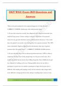 D027 WGU Exam 2025 Questions and Answers