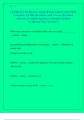 GEORGETTE Review Actual Exam Newest 2025&sol;2026  Complete All 600 Questions And Correct Detailed  Answers &lpar;Verified Answers&rpar; &vert;Already Graded  A&plus;&vert;&vert;Brand New Version&excl;&excl; 