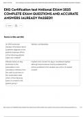 EKG Certification test NAtional EXAM 2025 COMPLETE EXAM QUESTIONS AND ACCURATE ANSWERS &vert;ALREADY PASSED&excl;&excl;