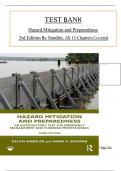 Test Bank for Hazard Mitigation and Preparedness 3rd Edition by Dylan Sandler and Anna K&period; Schwab Chapters 1-13 Complete ISBN 9781000436006 Newest Edition Instant Download PDF