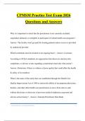 CPMSM Practice Test Exam 2026 Questions and Answers
