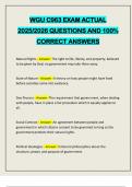 WGU C963 EXAM ACTUAL 2025&sol;2026 QUESTIONS AND 100&percnt; CORRECT ANSWERS