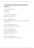 NU 333 Exam 3 Questions With Correct Answers