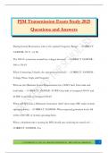 PJM Transmission Exam Study 2025 Questions and Answers