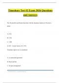 Timeshare Test &num;2 Exam 2026 Questions and Answers