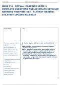 Exam &lpar;elaborations&rpar; NURS 114  