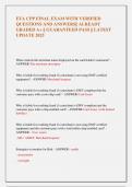 ETA CPP FINAL EXAM WITH VERIFIED  QUESTIONS AND ANSWERS&vert;&vert; ALREADY  GRADED A&plus; &vert;&vert; GUARANTEED PASS &vert;&vert; LATEST  UPDATE 2025