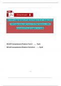 Vati Green Ligth Comprehensive form A&comma;B&comma;C Questions And Correct Answers &lpar;Verified Answers&rpar; &vert;Already Graded A&plus;