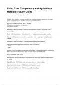 Idaho Core Competency and Agriculture Herbicide Study Guide NEWEST 2025&sol;2026 ACTUAL EXAM COMPLETE QUESTIONS AND CORRECT DETAILED ANSWERS &lpar;VERIFIED ANSWERS&rpar; &vert;ALREADY GRADED A&plus;&vert;&vert;BRAND NEW&excl;&excl;
