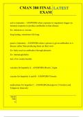 CMAN 380 FINAL EXAM QUESTIONS AND ANSWERS 2025
