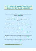 CEPT&semi; BOBTAIL OPERATIONS EXAM 2025 QUESTIONS AND ANSWERS
