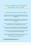 CDVA ACCREDITATION EXAM 2025 QUESTIONS AND ANSWERS
