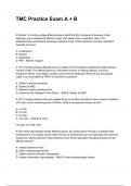 TMC Practice Exam A &plus; B NEWEST 2025&sol;2026 ACTUAL EXAM COMPLETE QUESTIONS AND CORRECT DETAILED ANSWERS &lpar;VERIFIED ANSWERS&rpar; &vert;ALREADY GRADED A&plus;&vert;&vert;BRAND NEW&excl;&excl;