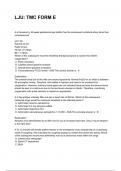 LJU&colon; TMC FORM E NEWEST 2025&sol;2026 ACTUAL EXAM COMPLETE QUESTIONS AND CORRECT DETAILED ANSWERS &lpar;VERIFIED ANSWERS&rpar; &vert;ALREADY GRADED A&plus;&vert;&vert;BRAND NEW&excl;&excl;