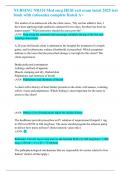  Nursing NR324 &ndash; Medical-Surgical HESI Exit Exam 2025 &ndash; Complete Test Bank with Rationales &lpar;Rated A&plus;&rpar;