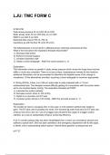 LJU&colon; TMC FORM C NEWEST 2025&sol;2026 ACTUAL EXAM COMPLETE QUESTIONS AND CORRECT DETAILED ANSWERS &lpar;VERIFIED ANSWERS&rpar; &vert;ALREADY GRADED A&plus;&vert;&vert;BRAND NEW&excl;&excl;