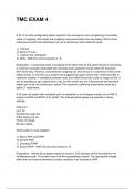 TMC EXAM 4 NEWEST 2025&sol;2026 ACTUAL EXAM COMPLETE QUESTIONS AND CORRECT DETAILED ANSWERS &lpar;VERIFIED ANSWERS&rpar; &vert;ALREADY GRADED A&plus;&vert;&vert;BRAND NEW&excl;&excl;