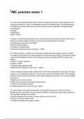 TMC practice exam 1 NEWEST 2025&sol;2026 ACTUAL EXAM COMPLETE QUESTIONS AND CORRECT DETAILED ANSWERS &lpar;VERIFIED ANSWERS&rpar; &vert;ALREADY GRADED A&plus;&vert;&vert;BRAND NEW&excl;&excl;
