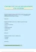 CMN 568 UNIT 5 EXAM 2025 QUESTIONS AND ANSWERS