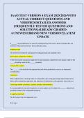 IAAO TEST VERSION 4 EXAM 2025&sol;2026 WITH  ACTUAL CORRECT QUESTIONS AND  VERIFIED DETAILED ANSWERS  &vert;FREQUENTLY TESTED QUESTIONS AND  SOLUTIONS&vert;ALREADY GRADED  A&plus;&vert;NEWEST&vert;BRAND NEW VERSION&excl;&excl;&vert;LATEST  UPDATE 