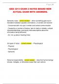 GEB 3213 EXAM 2 HAYES BRAND NEW  ACTUAL EXAM WITH ANSWERS&period;