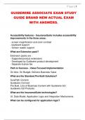 GUIDEWIRE ASSOCIATE EXAM STUDY  GUIDE BRAND NEW ACTUAL EXAM  WITH ANSWERS&period;