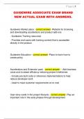 GUIDEWIRE ASSOCIATE EXAM BRAND  NEW ACTUAL EXAM WITH ANSWERS&period;