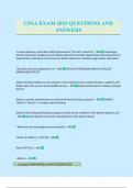 CPSA EXAM 2025 QUESTIONS AND ANSWERS