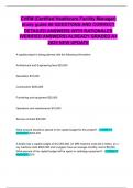 CHFM &lpar;Certified Healthcare Facility Manager&rpar;  study guide 80 QUESTIONS AND CORRECT DETAILED ANSWERS WITH RATIONALES &lpar;VERIFIED ANSWERS&rpar; ALREADY GRADED A&plus; 2025 NEW UPDATE