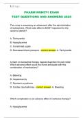 PHARM MSN571 EXAM  TEST QUESTIONS AND ANSWERS 2025