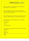 CHFM EXAM QUESTIONS AND ANSWERS 2025
