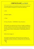 CHFM EXAM QUESTIONS AND ANSWERS 2025
