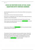 ECON 528 MIDTERM EXAM&semi; ACTUAL EXAM QUESTIONS WITH VERIFIED ANSWERS