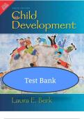 Child Development 9th Edition by Laura E&period; Berk Chapters 1 &ndash; 15 COMPLETE &vert; Test Bank&comma; STUDY GUIDE