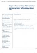 Exam &lpar;elaborations&rpar; Foundations of Maternal-Newborn  and Women's  