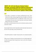  BIOD 151 All Lab Exams Study Guide - Portage Learning Updated Edition&vert;Questions and Verified Solutions&vert;An Essential Guide for Exam Success&vert;Latest Update 2025&sol;2026
