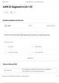 AINS 21 Segment A &lpar;ch 1-3&rpar; Questions And Answers &vert; 2025 &comma;202Updated Solutions &vert; 100&percnt; Correct Answers
